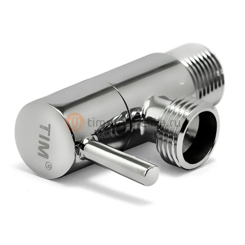 Кран шаровой угловой TIM BL5826 для бытовой техники 1/2x3/4 BL5826