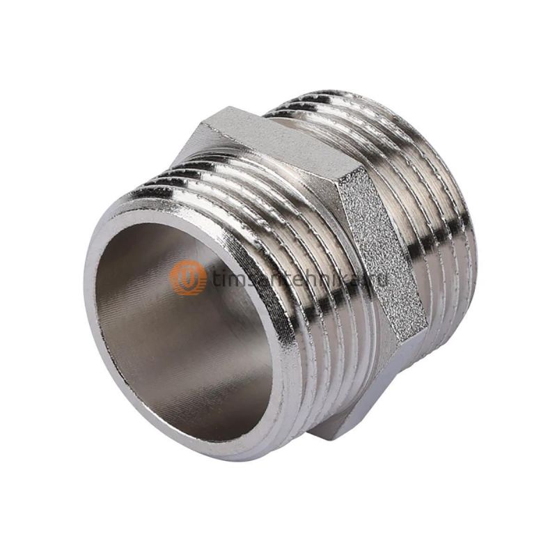 Ниппель равносторонний Никелированный TIM 3/8 SM088N
