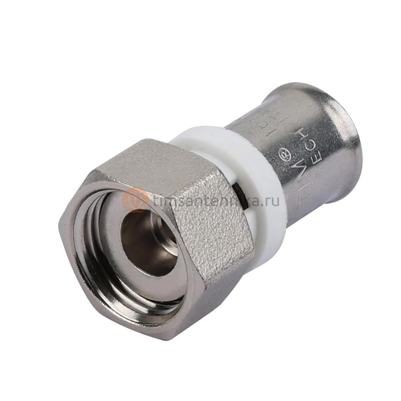 Пресс соединение TIM с накидной гайкой 16x1/2 конус F-S1602F(A)N