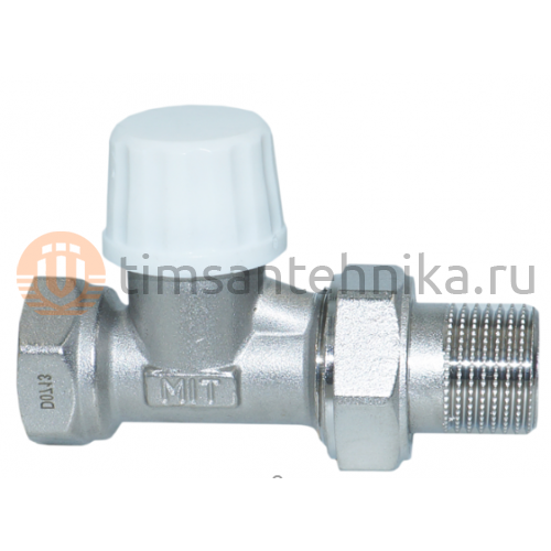 Отсчечной прямой радиаторный вентиль TIM - ZEISSLER - 1/2 гайка/штуцер RD522.02