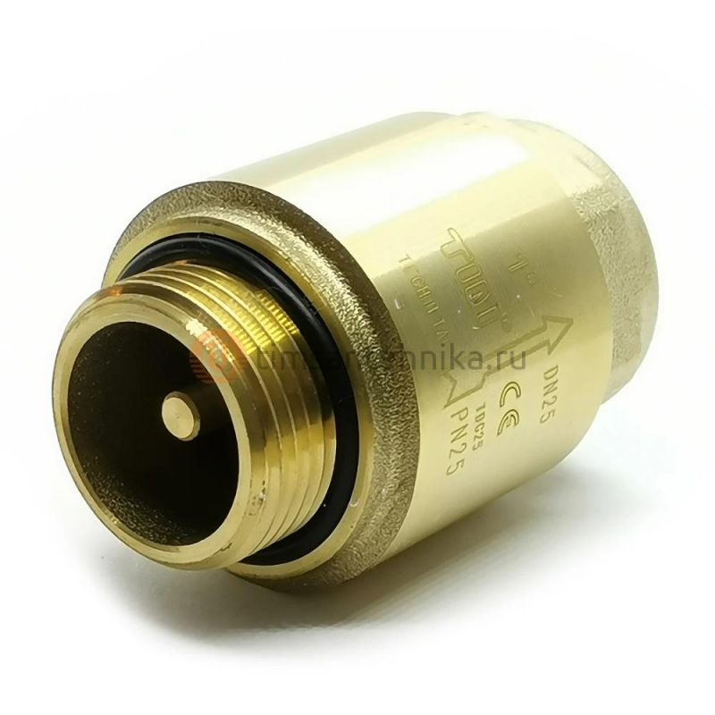 Обратный клапан TIM НВ 1 с латунным штоком JH-1012A