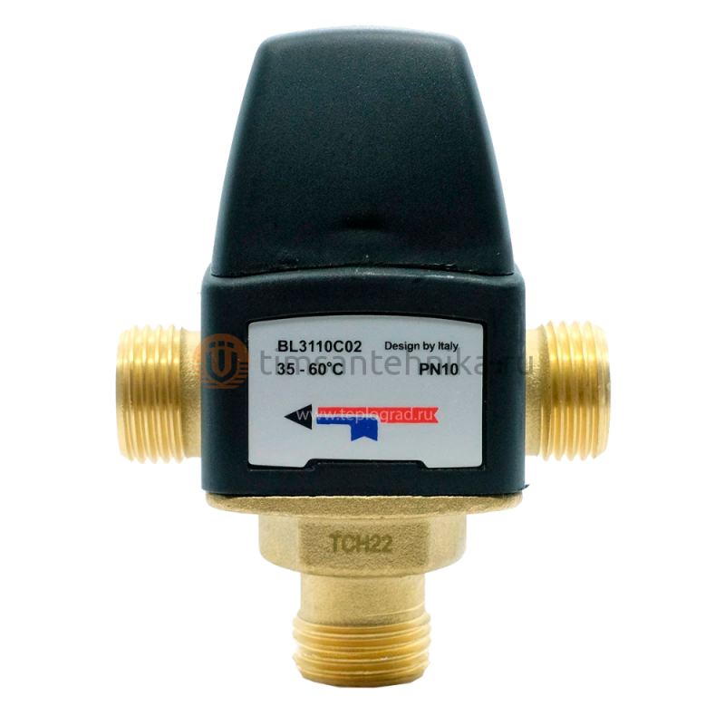 Термостатический смесительный клапан Zeissler 1/2 35-60°С KVs 1.6 BL3110C02