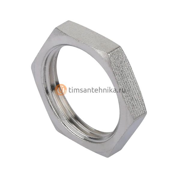 Контргайка никелированная TIM 3/4 гайка без бортика GF003N
