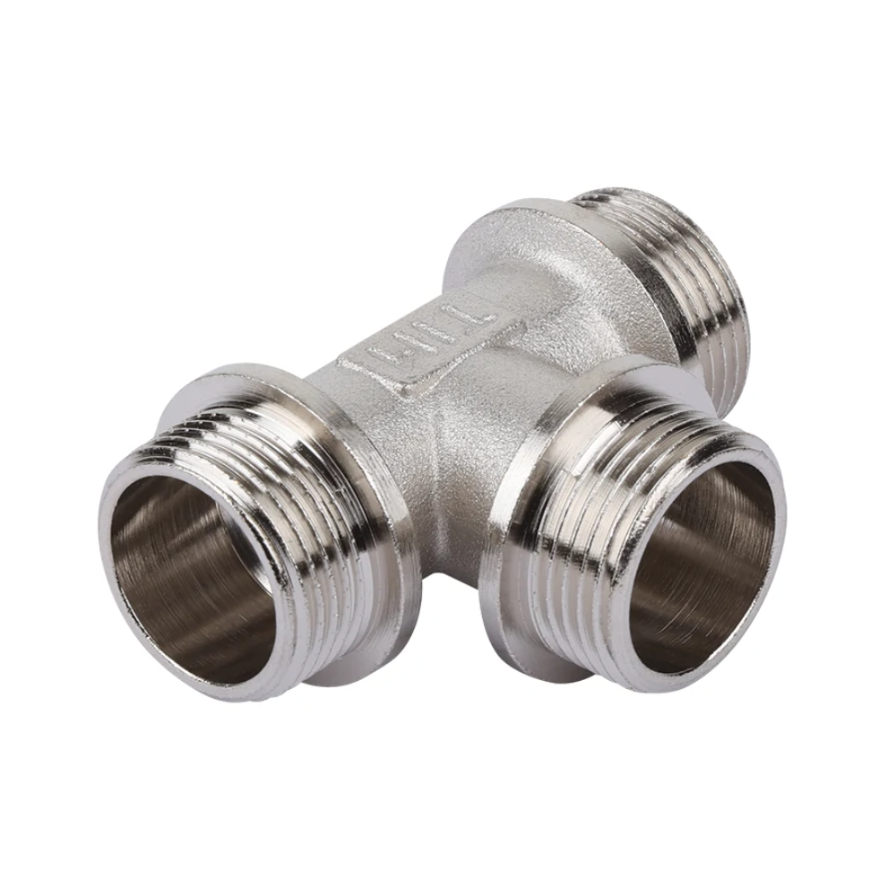 Тройник 1/2 НН Никелированный TIM TM222N