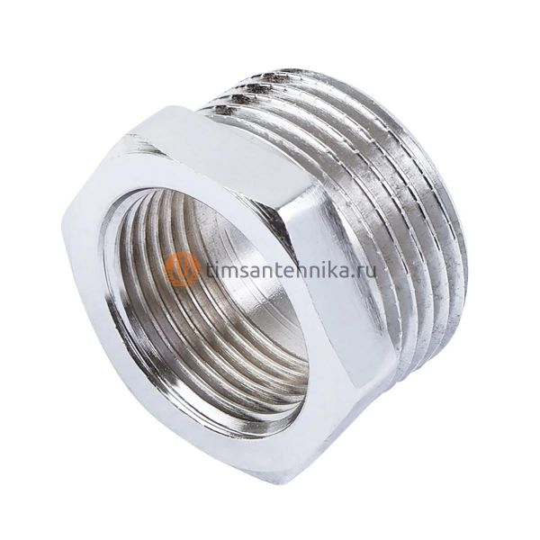 Футорка 3/4x1/2 НВ никелированная TIM BX032N
