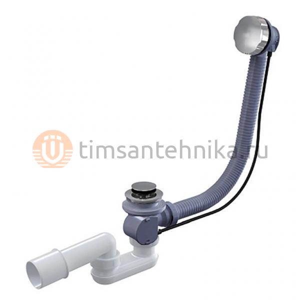 Сифон для ванны TIM - ZEISSLER пластиковый, полуавтоматический с фиксатором BAS0170P