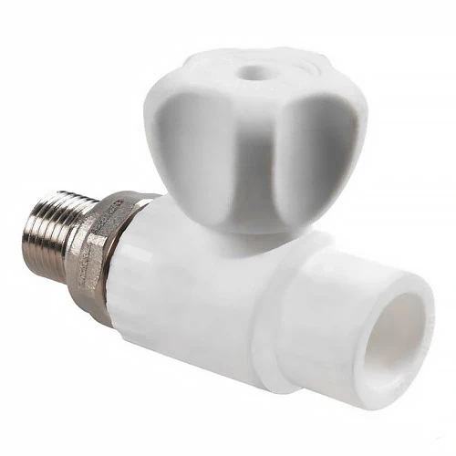 Вентиль радиаторный прямой TIM НР 20x1/2 PP-R Tpp3071.S.02002