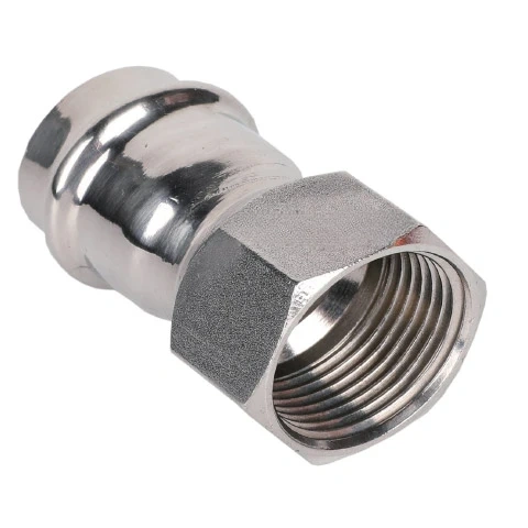 Пресс-соединитель ВР 35x1 1/4 TIM из нержавеющей стали ZTI.502.003507