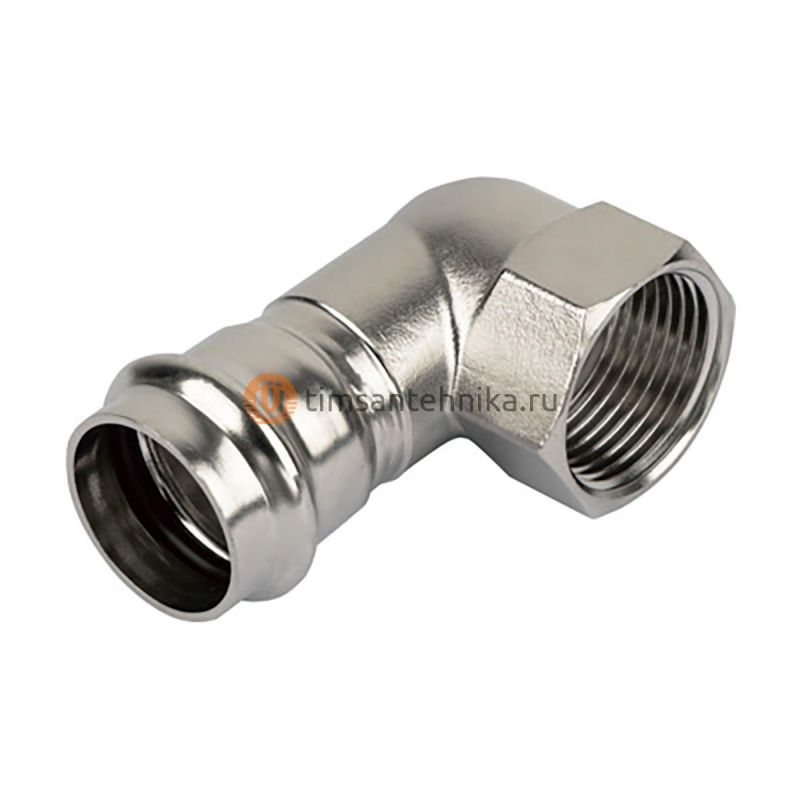 Пресс-угольник ВР 22x3/4 TIM из нержавеющей стали ZTI.552.002205