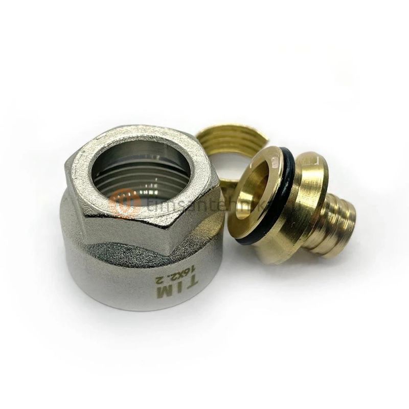 Фитинг компрессионный TIM 16x2,0x1/2 для металлопластиковых труб MFMN-16(2.0)