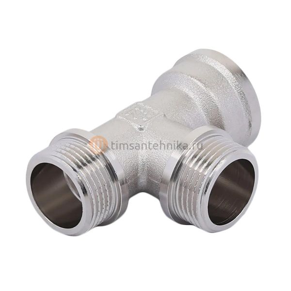 Тройник Никелированный ш/ш/г (ZEISSLER) ZSr.163.0504