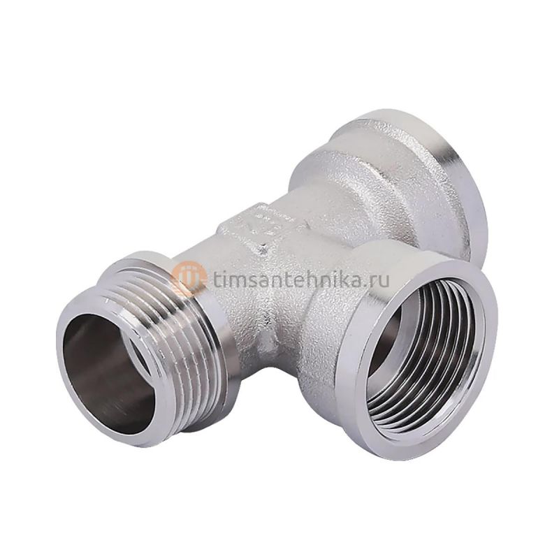 Тройник Никелированный г/г/ш (ZEISSLER) ZSr.163.0605