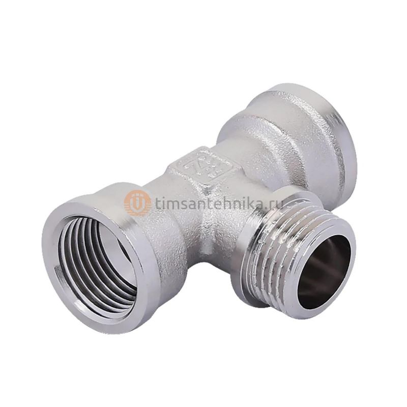 Тройник Никелированный г/ш/г (ZEISSLER) ZSr.163.0705