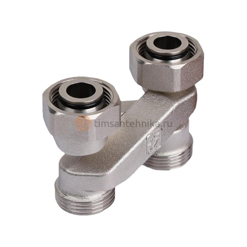 Узел подключения радиатора перекрестие Х-образное ;3/4"х3/4"EK RBX501.03