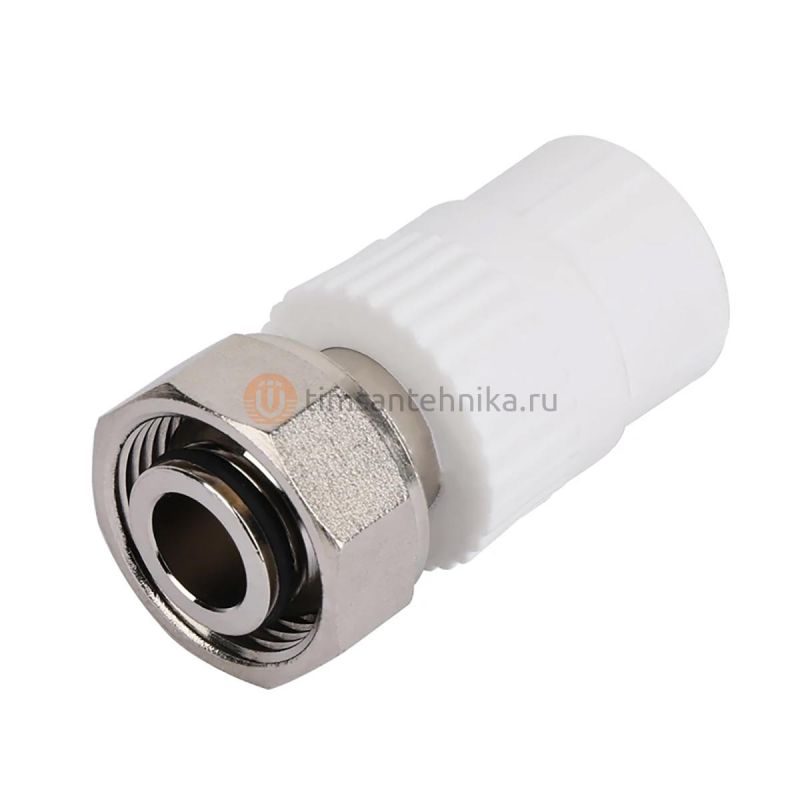 Муфта комбинированная TIM с накидной гайкой 20x3/4 евроконус PP-R Tpp3053.E.02003