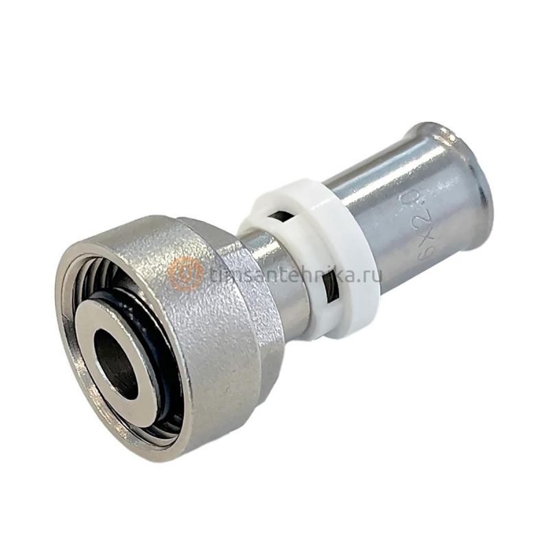 Пресс-фитинг с накидной гайкой под Евроконус 16 (2,0) мм х 3/4” F-S1603F(E)N