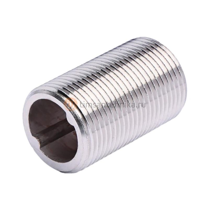 Фитинг резьбовой – ниппель под сгонный ключ (ZEISSLER) ZSr.168.0204.40