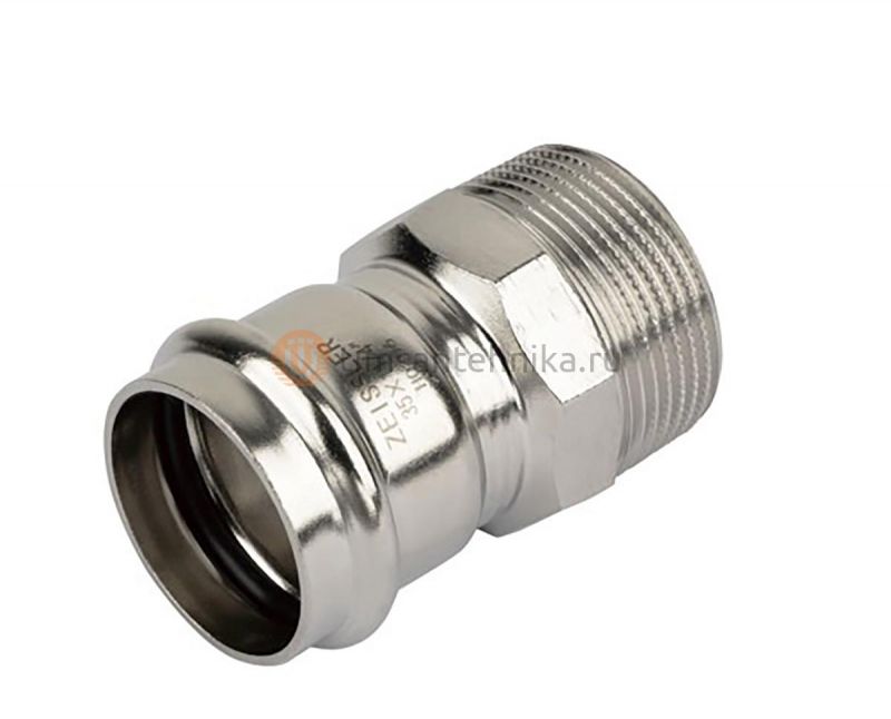 Пресс-фитинг из нержавеющей стали с наружной резьбой ZTI.501.001805