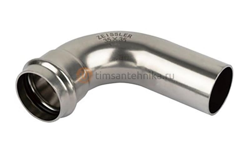 Однораструбный пресс-угольник из нержавеющей стали 90° ZTI.550.005454
