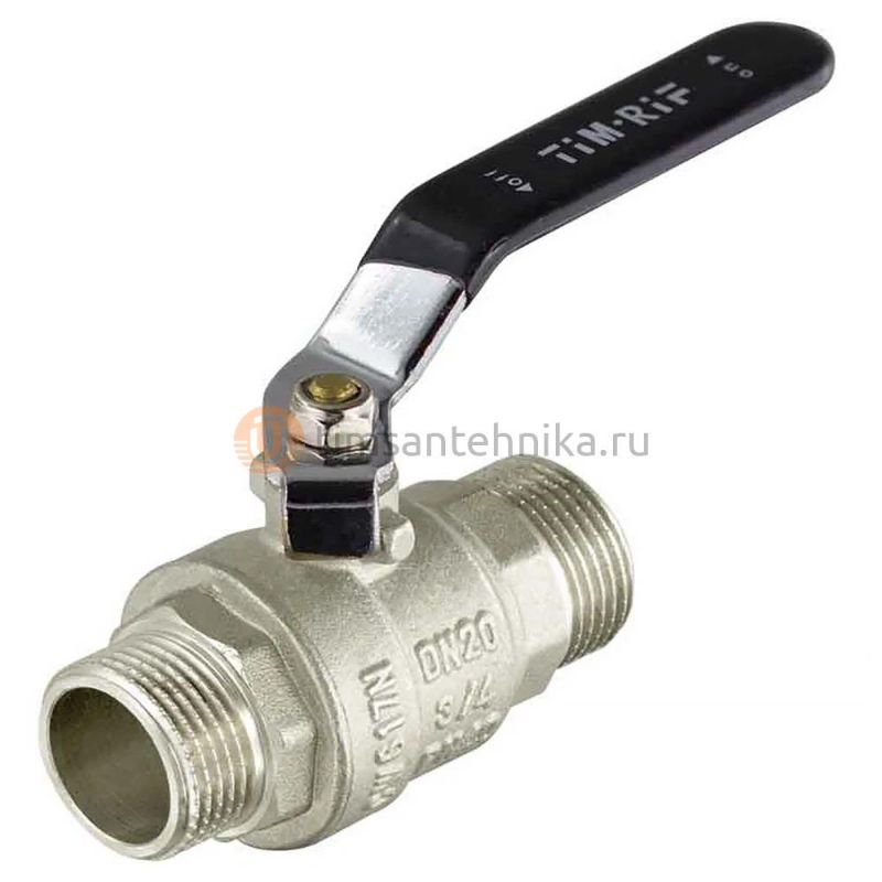 Кран шаровой TIM НН 3/4, ручка рычаг DE1206X