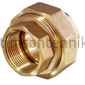 Латунная американка TIM 1/2 прямого соединения гайка/гайка HKS022